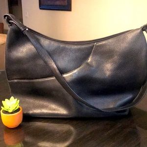 Maxx New York black leather handbag